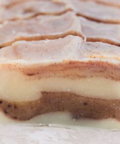 handmade bar soap with cedarwood and orange essential oil