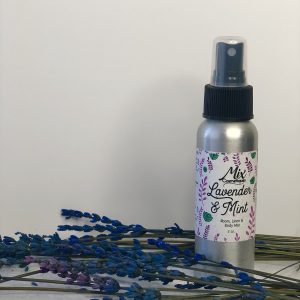 organic body mist for room mist or linen mist with essential oils