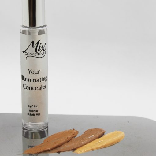 bespoke concealer, custom concealer, creaseless, natural concealer, organic concealer, custom concealer can be any shade from light to dark to match any skintone