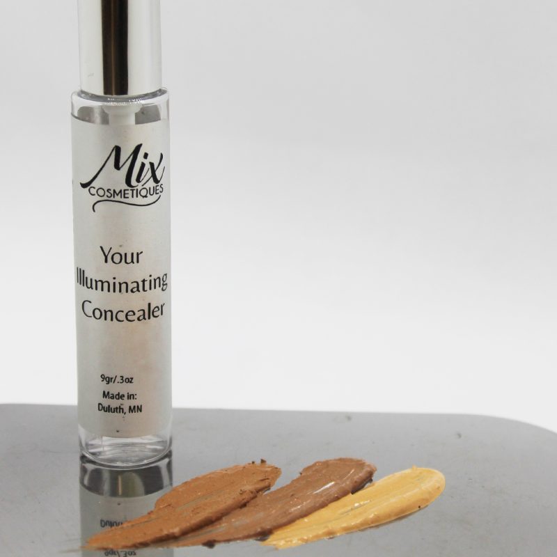 bespoke concealer, custom concealer, creaseless, natural concealer, organic concealer, custom concealer can be any shade from light to dark to match any skintone