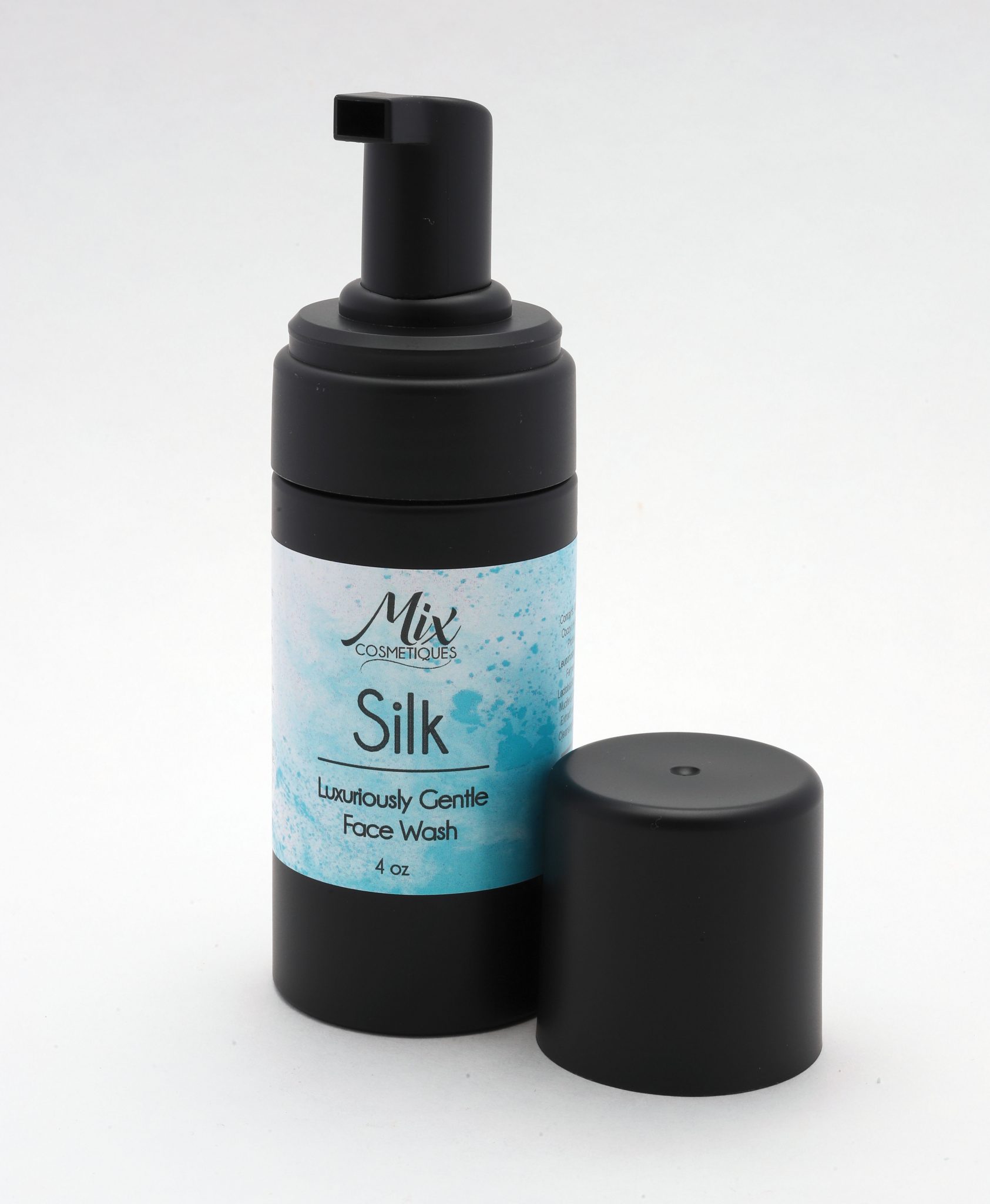 a photo of Foaming Silk Facial Cleanser—a luxurious, ultra-gentle face wash designed for all skin types