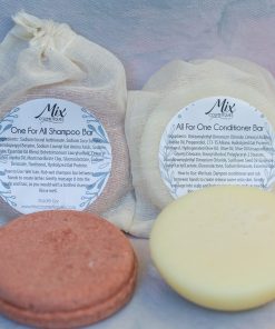 Solid, eco-friendly One for All Shampoo Bar—gently cleanses and nourishes hair with plant-based ingredients, perfect for all hair types. Plastic-free and travel-friendly.