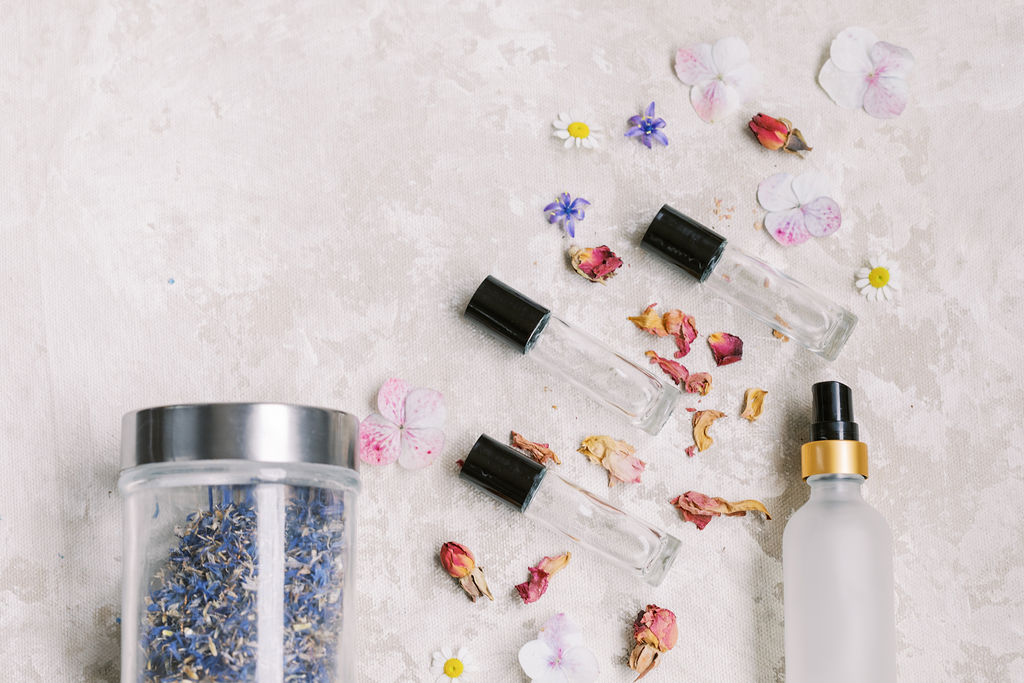 Natural Clean Organic Ingredients in beautiful Body or Room Mist at Workshop Event space in Duluth