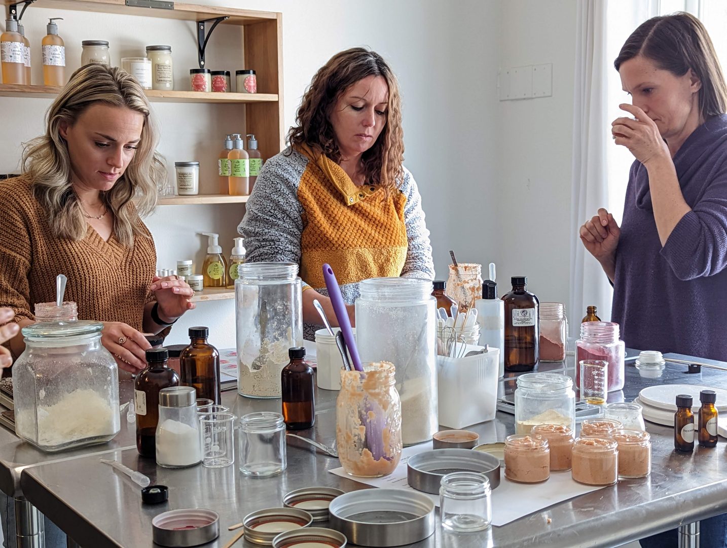 custom cosmetics making party or event thing to do in duluth superior all natural and plant based skincare