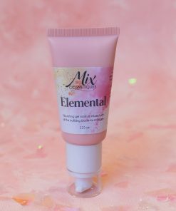 bottle of Elemental Nourishing Gel Moisturizer for teen skin care Gentle skincare for teens focused on nourishing and balancing sensitive skin.