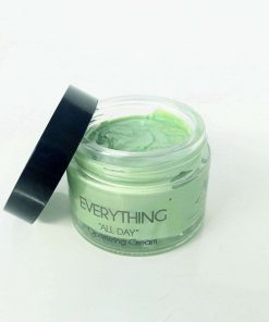 Everything Color Correcting Green Cream – a lightweight cream that neutralizes redness for a smooth, even complexion.