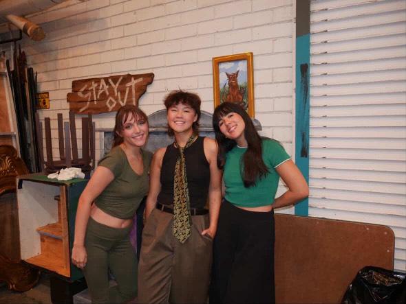 shot of performers in costume and wearing matching clean custom performance makeup shades