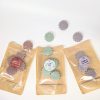 all three varieties of micro Scrubbies to show texture and options of gentle natural exfoliating bar