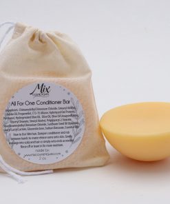 All For One professional-quality conditioner bar for normal to oily hair a solid conditioner bar with lightweight hydration formula in an Eco-friendly, plastic free packaging designed for oily and fine hair types
